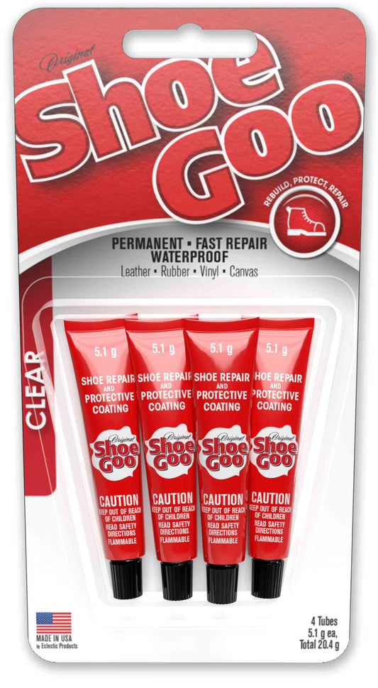 Shoe Goo Clear Glue Mini Pack 4 pce 5.1gm