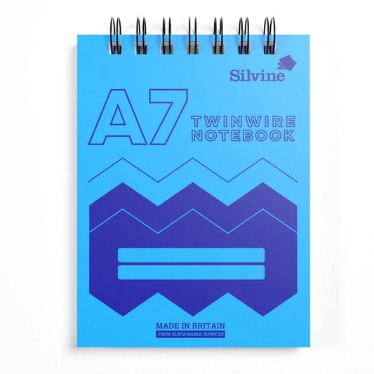 Silvine Twinwire Notebook Assorted A7