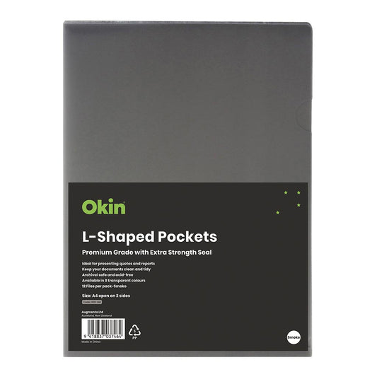 L shaped Pockets 12pk Smoke