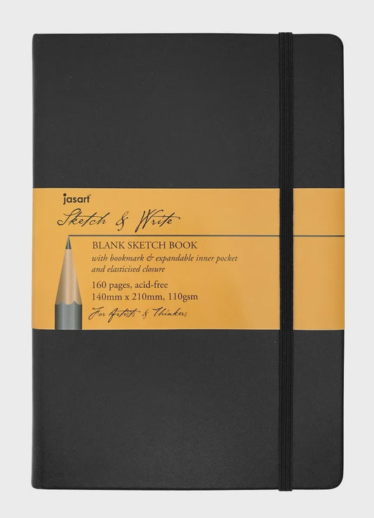 Jasart Sketch & Write Blank Sketch Book 160Pg 110gm