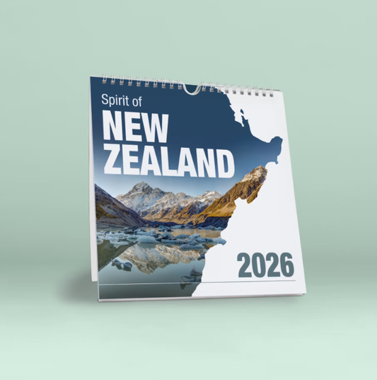 Spirit of New Zealand Desk/Wall Calendar 2026