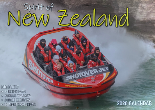 Calendar 2026 Big Print Spirit Of New Zealand