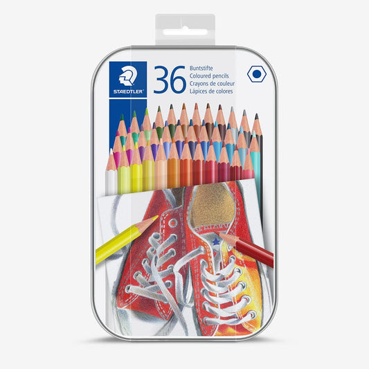 Staedtler Coloured Pencil Hexagonal 36 Pce