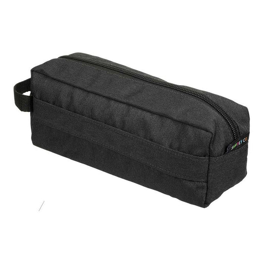 Okin Pencil Case Barrel 1 Zip Black