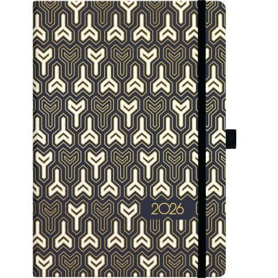 Collins Diary 2026 A53 Foil Geometric Week to View