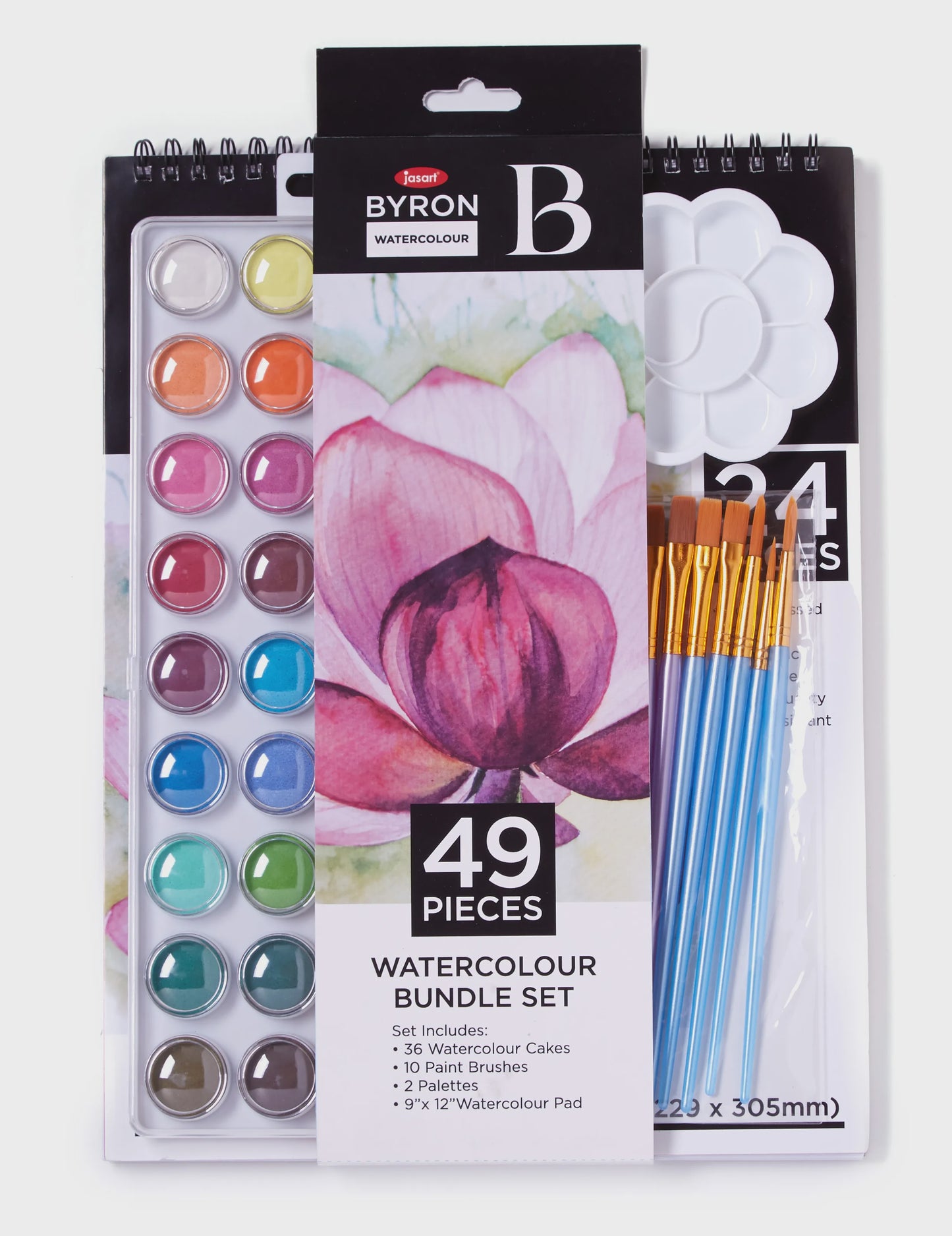 Jasart Byron Watercolour  Set 73 Pce