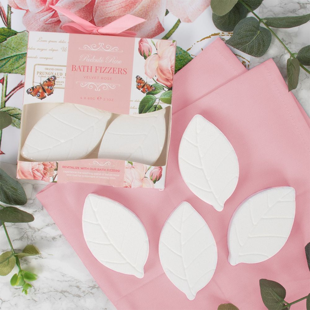 Redoute Velvet Rose Bath Fizzers 4 Pack