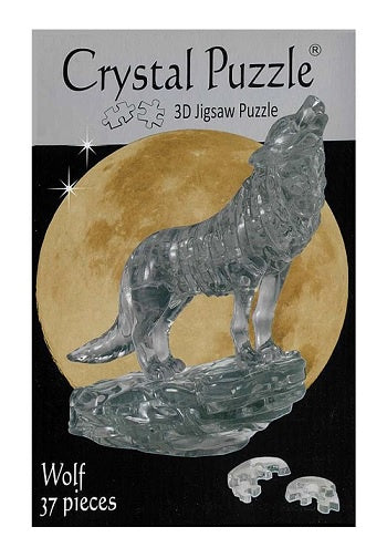 Crystal Puzzle - Black Wolf