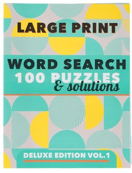 Large Print Word Search Deluxe Edition Vol 1