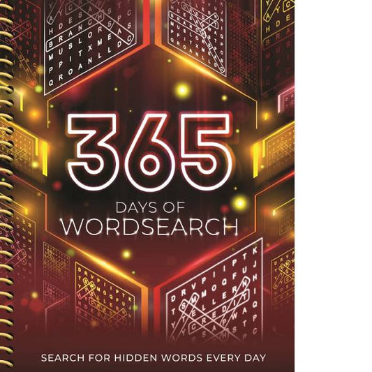 365 Days of Wordsearch Spiral