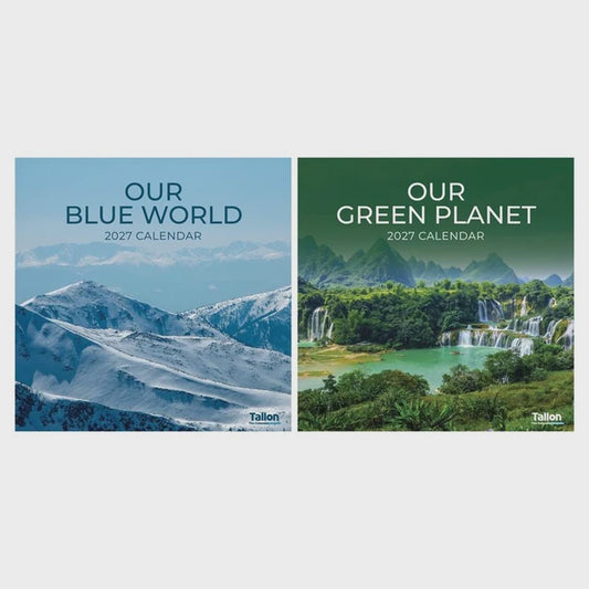 Square Calendar Our Blue World/Our Green Planet 2027