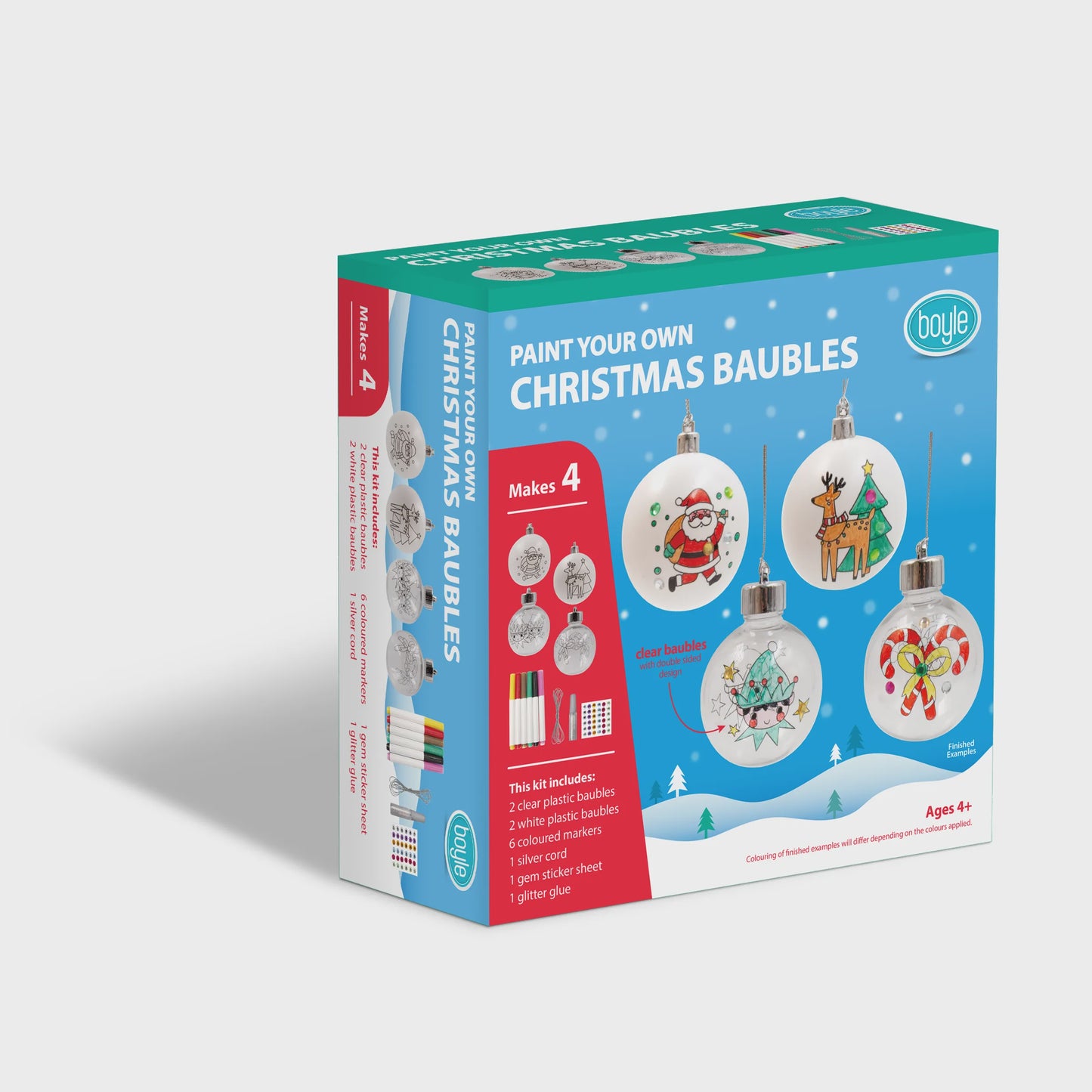 Boyle Christmas Baubles Paint Kit