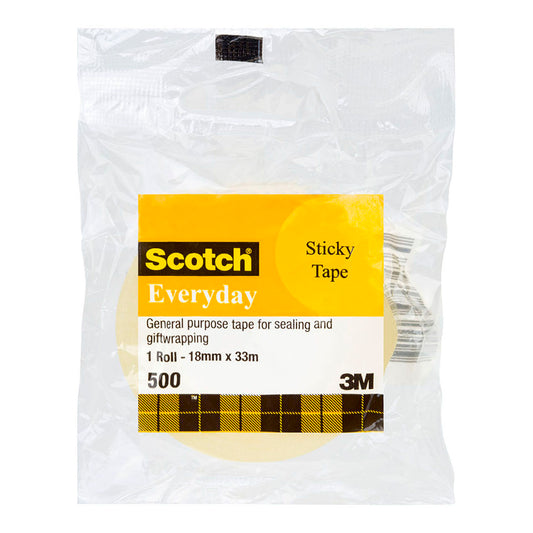 Scotch Everyday Tape 500 18mm x 33m