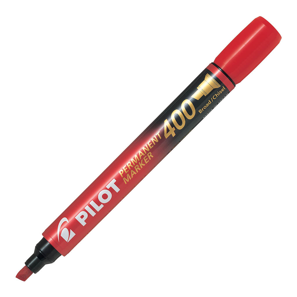 Pilot SCA 400 Permanent Marker Chisel Red (SCA-400-R)