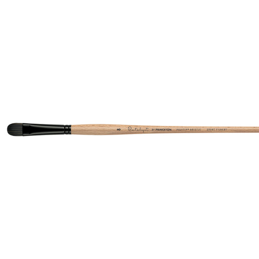 Princeton Polytip 6400 Synthetic Bristle Short Filbert