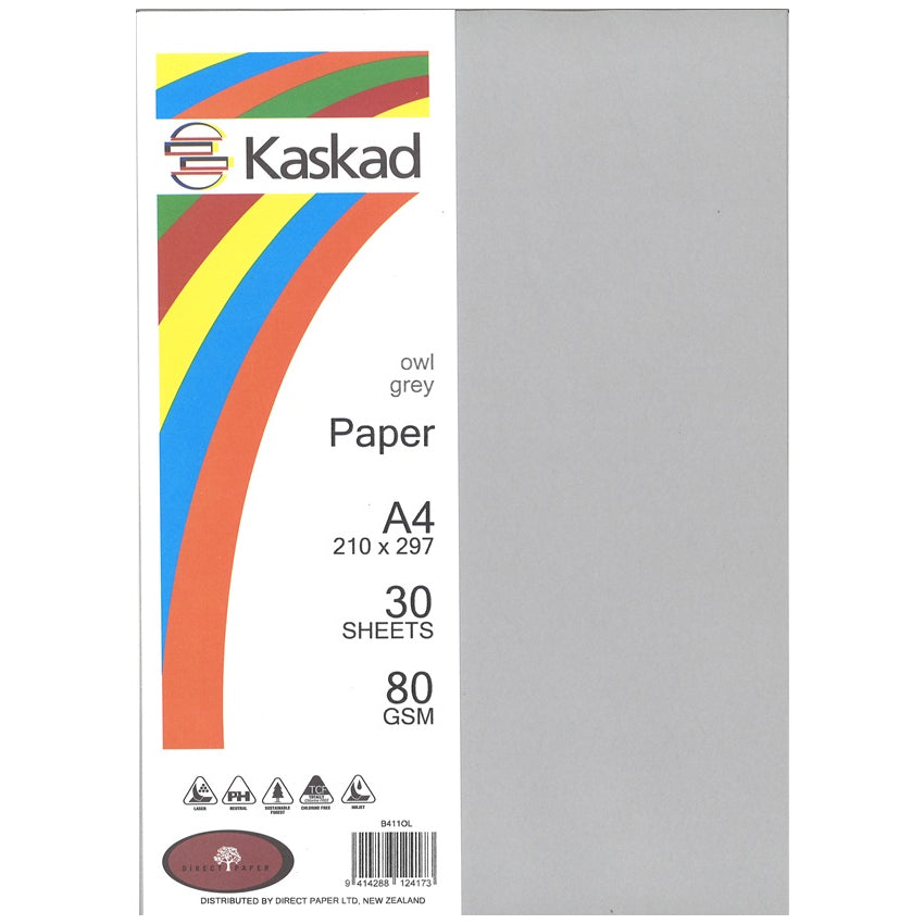 Kaskad A4 Coloured Paper 80gsm 30 Pack