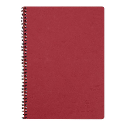 Age Bag Spiral Notebook A4 Lined Red